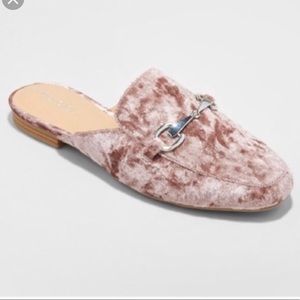 Merona Target Suede Mules Loafers